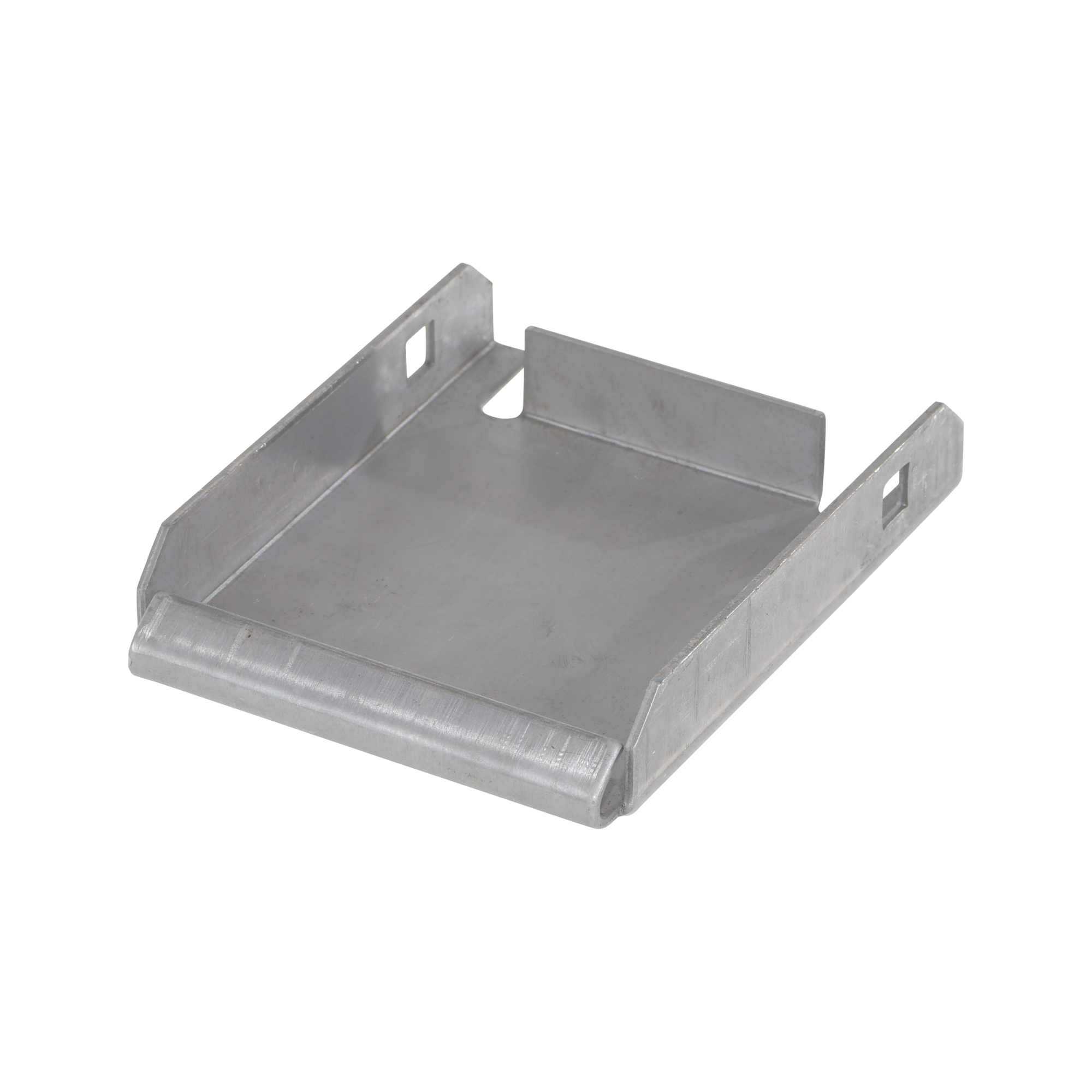 Vestil Steel Caster Pad 4 In. x 4-1/2 In. Top Plate Gray